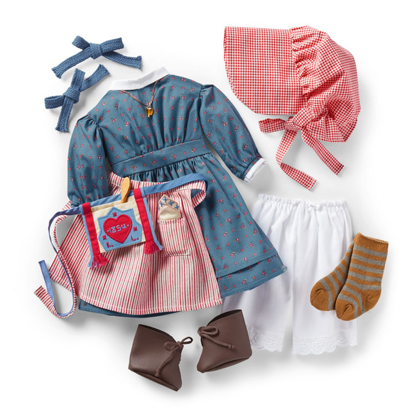 NEW American Girl KIRSTEN DOLL + Swedish MEET OUTFIT Book Necklace Spoon 35th Yr - Picture 3 of 12